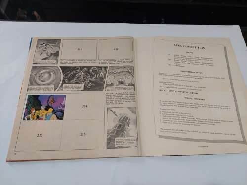 1983 MOTU PANINI STICKER ALBUM 16/214 STICKER PRESENT He-Man Masters of The Universe