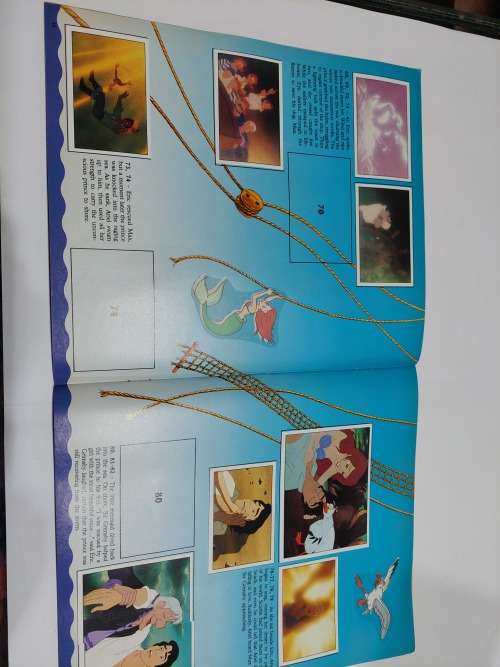 1990 The Little Mermaid Panini Sticker Album 158/232 Stickers Present