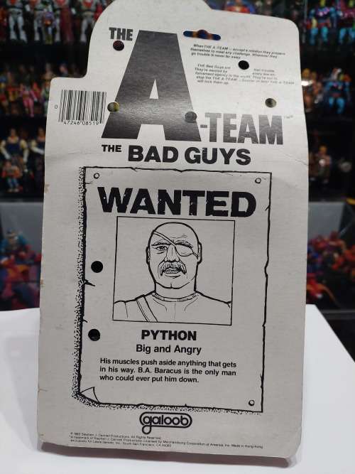 A-Team 1983 MOC PYTHON Vintage Figure