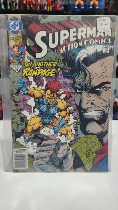 1992 Comic SUPERMAN IN ACTION COMICS ON ANOTHER RAMPAGE