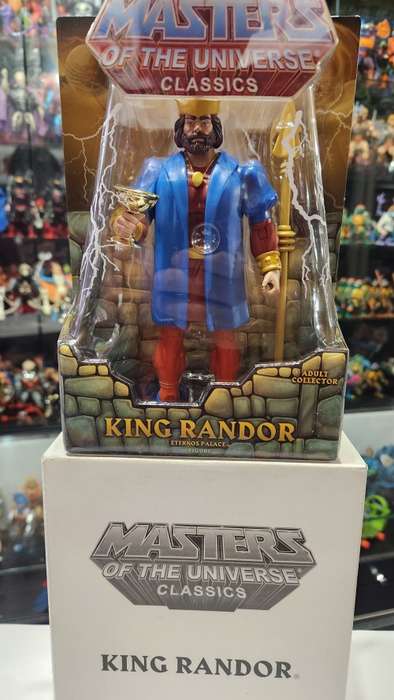 MOTUC ETERNOS PALACE KING RANDOR (MOC) Masters Of The Universe Classics Figure He-Man