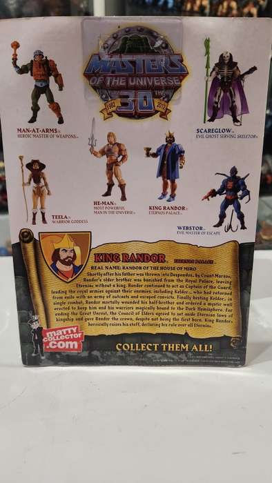 MOTUC ETERNOS PALACE KING RANDOR (MOC) Masters Of The Universe Classics Figure He-Man