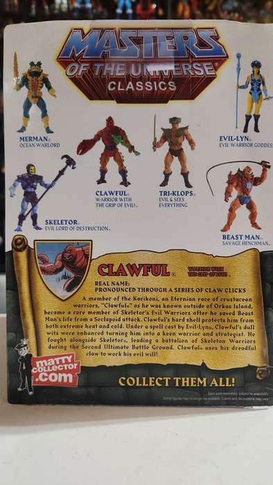 MOTUC CLAWFUL (MOC) MOTU Masters Of The Universe Classics Figure He-Man
