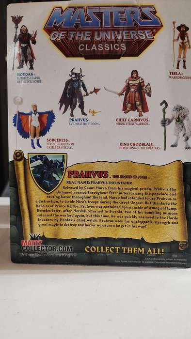MOTUC Prahvus (MOC) Masters Of The Universe Classics Figure He-Man