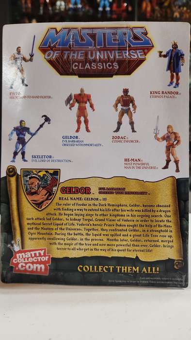 MOTUC Geldor (MOC) Masters Of The Universe Classics Figure He-Man