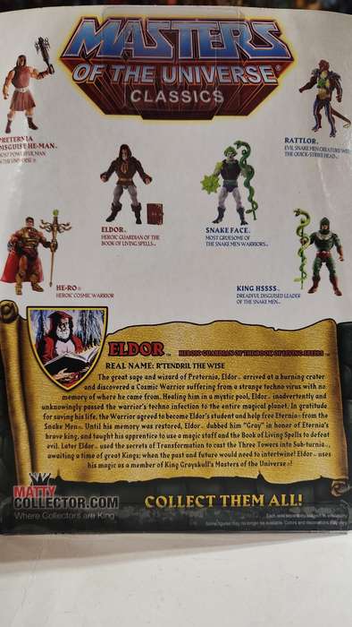MOTUC ELDOR (MOC) Masters Of The Universe Classics Figure He-Man