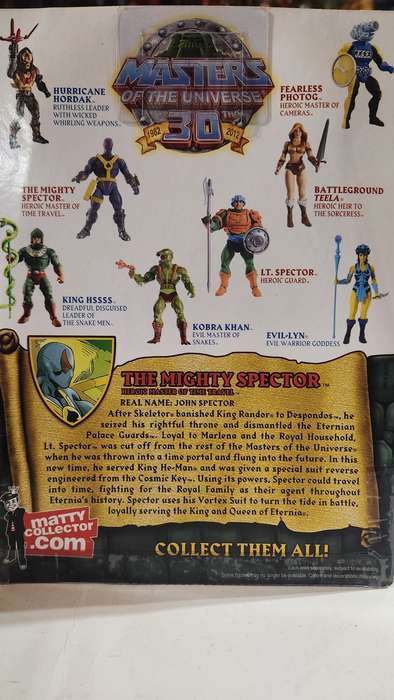 MOTUC THE MIGHTY SPECTOR (MOC) Masters Of The Universe Classics Figure He-Man