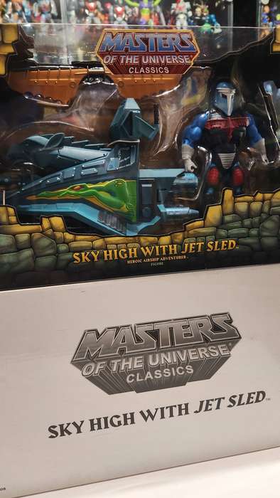 MOTUC SKY HIGH WITH JET SLED (MOC) Masters Of The Universe Classics Figure He-Man