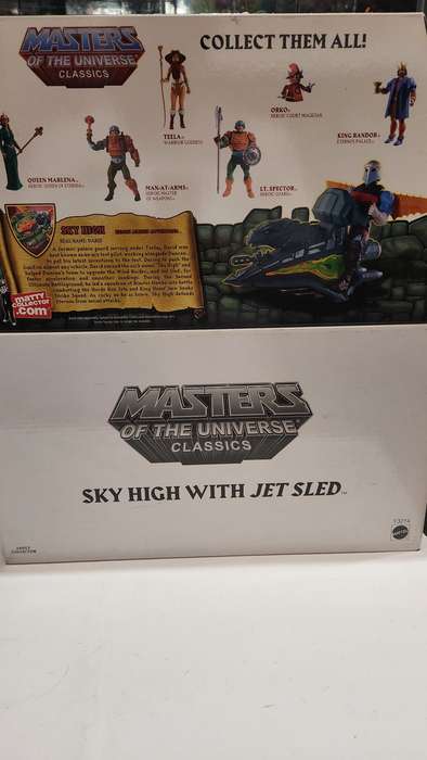 MOTUC SKY HIGH WITH JET SLED (MOC) Masters Of The Universe Classics Figure He-Man