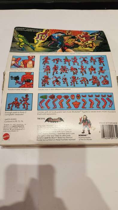 1985 BOXED Complete Modulok of He-Man-Masters of the Universe (MOTU) Vintage Figure