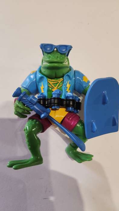 1989 Complete Genghis Frog Vintage Figure Teenage Mutant Ninja Turtles 12