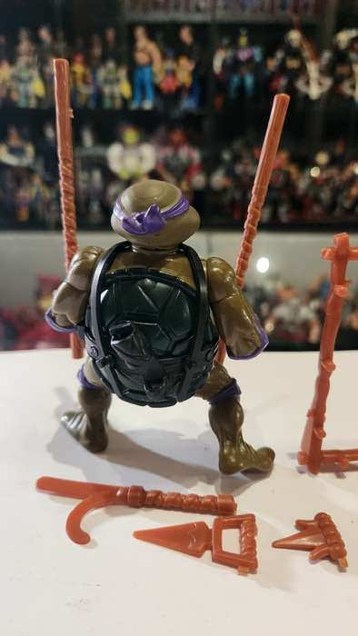 1988 Donatello Soft Head Vintage Figure Teenage Mutant Ninja Turtles #12