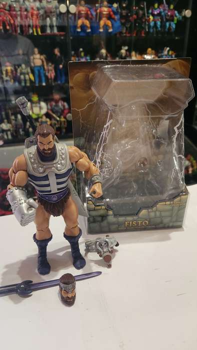 MOTUC Complete FISTO With Box Masters Of The Universe Classics Figure He-Man