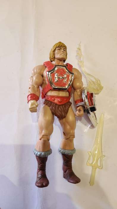 MOTUC Complete THUNDER PUNCH HE-MAN Masters Of The Universe Classics Figure He-Man