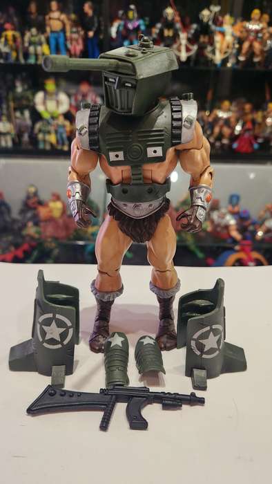 MOTUC Complete VYKRON `TANK` Masters Of The Universe Classics Figure He-Man