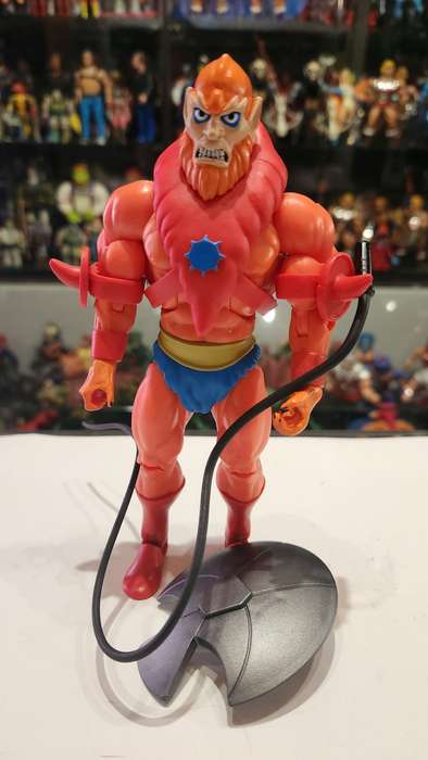 MOTUC Complete Super 7 BEAST MAN Masters Of The Universe Classics Figure He-Man