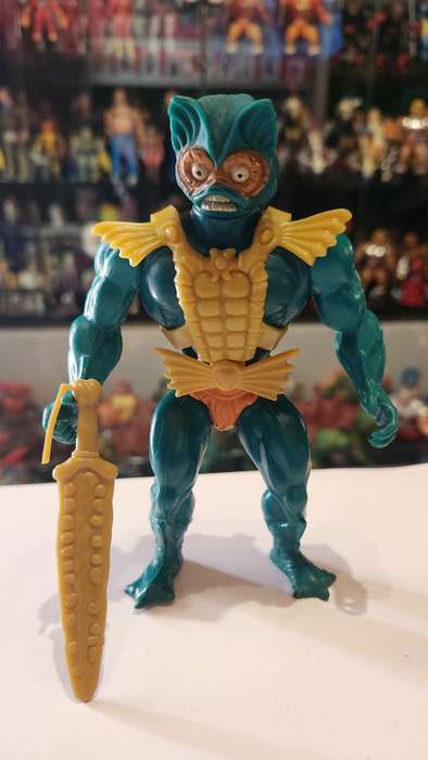 1982 Complete Mer-Man of He-Man-Masters of the Universe #44 (MOTU) Vintage Figure