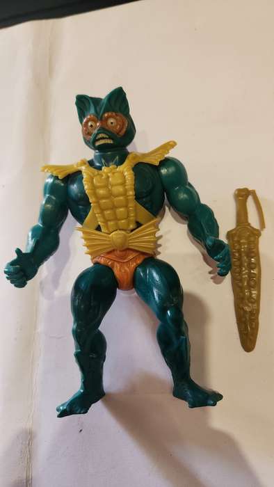 1982 Complete Mer-Man of He-Man-Masters of the Universe #44 (MOTU) Vintage Figure