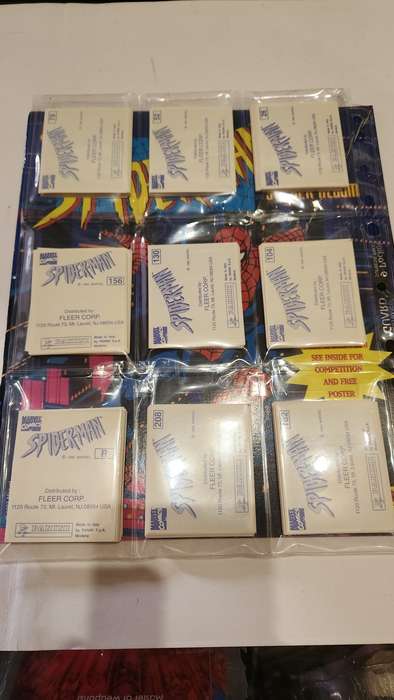 1995 COMPLETE SPIDERMAN PANINI STICKER ALBUM (UNUSED STICKERS) Vintage Figure