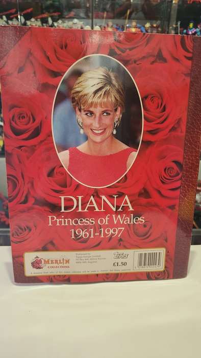 1997 Complete DIANA THE PEOPLE`S PRINCESS Sticker Album (UNUSED STICKERS)