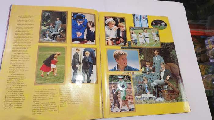 1997 Complete DIANA THE PEOPLE`S PRINCESS Sticker Album (UNUSED STICKERS)