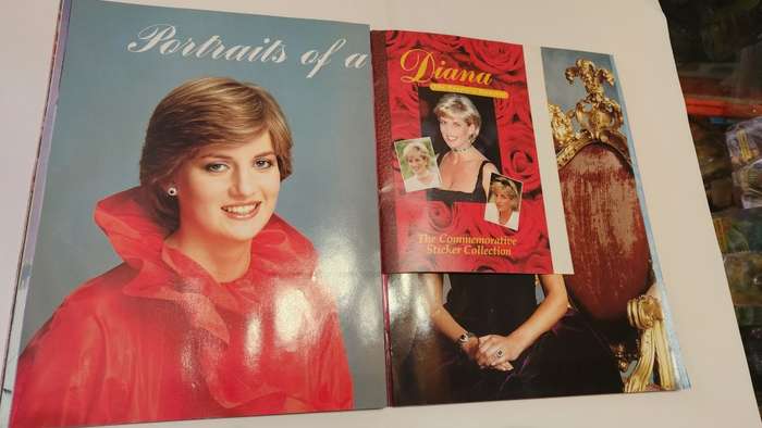 1997 Complete DIANA THE PEOPLE`S PRINCESS Sticker Album (UNUSED STICKERS)