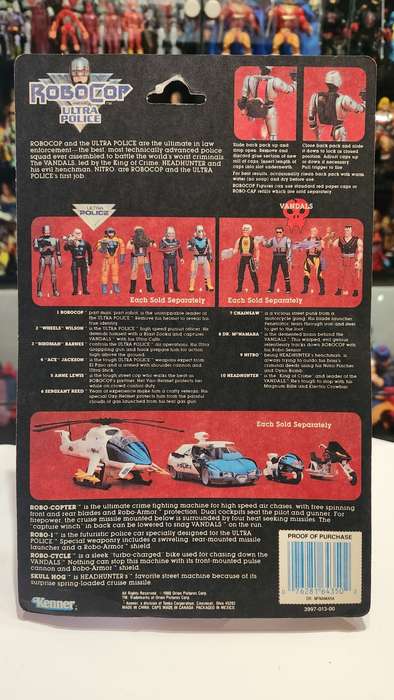 MOC 1988 ROBOCOP ULTRA POLICE `Dr. Mc NAMARA` Vintage Figure