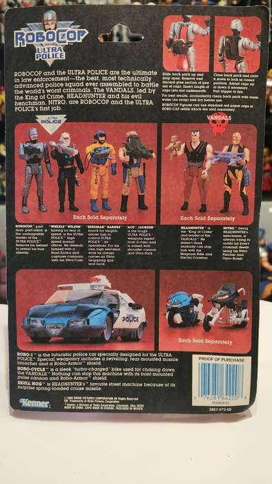 MOC 1988 ROBOCOP ULTRA POLICE `HEADHUNTER` Vintage Figure
