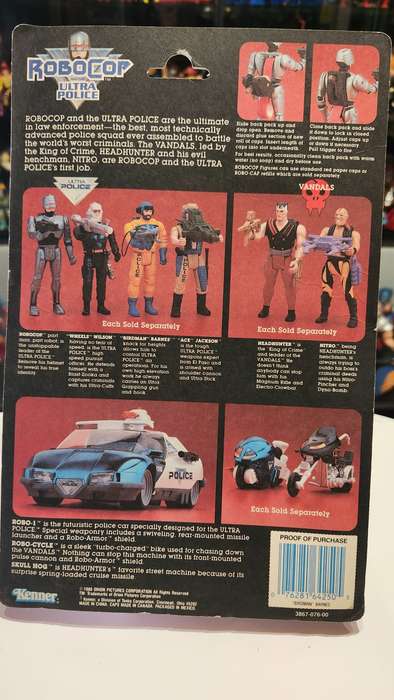 MOC 1988 ROBOCOP ULTRA POLICE `BIRDMAN BARNES` Vintage Figure