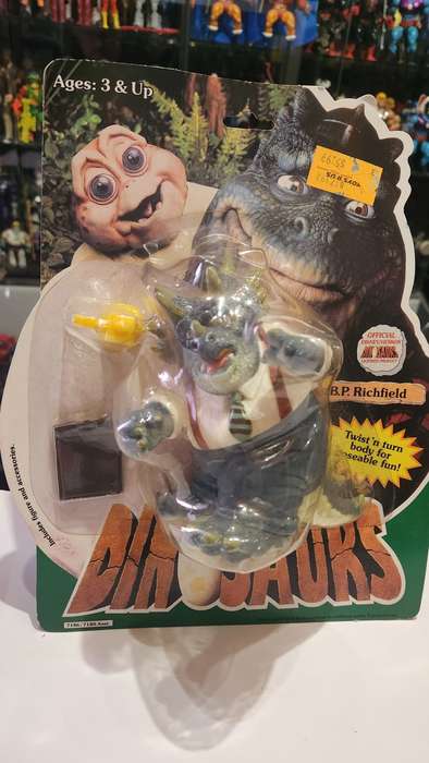 MOC 1991 DINOSAURS `B.P RICHFIELD` Vintage Figure