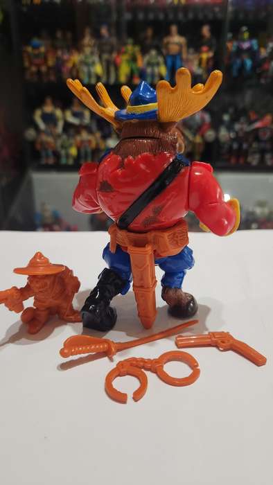 1992 Complete Monty Moose Vintage Figure Teenage Mutant Ninja Turtles