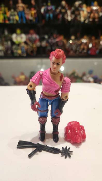 GI Joe 1986 Complete Zarana  Vintage Figures O-ring Broken