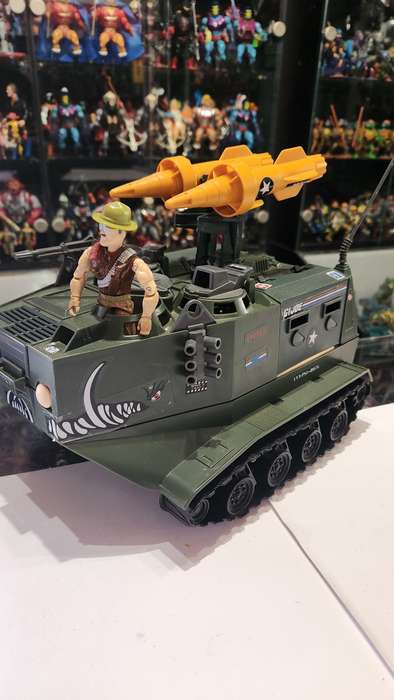 GI Joe 1988 Complete Warthog with Sgt.Slaughter Vintage Figures
