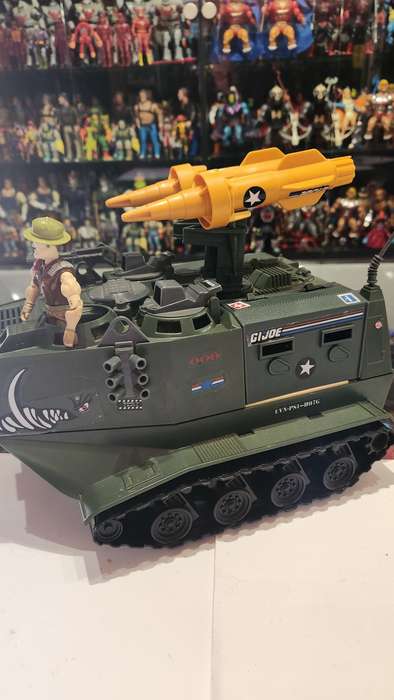 GI Joe 1988 Complete Warthog with Sgt.Slaughter Vintage Figures