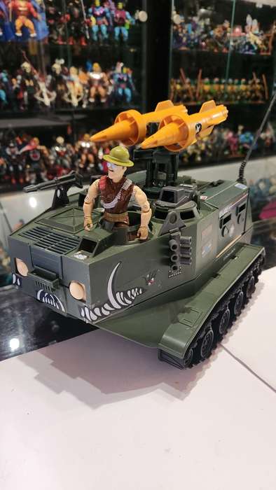 GI Joe 1988 Complete Warthog with Sgt.Slaughter Vintage Figures