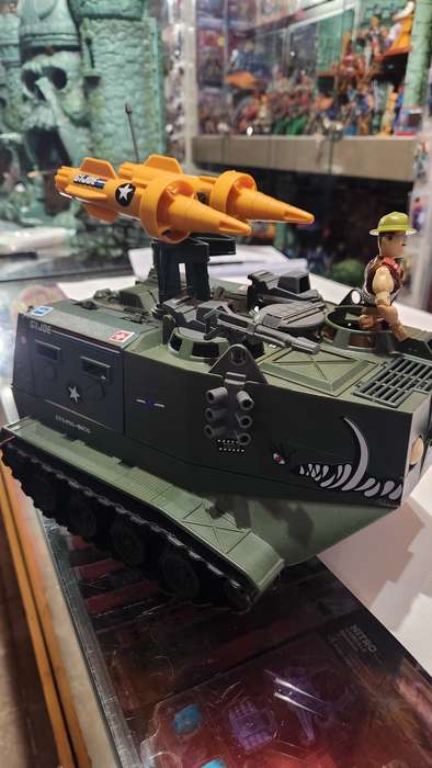 GI Joe 1988 Complete Warthog with Sgt.Slaughter Vintage Figures