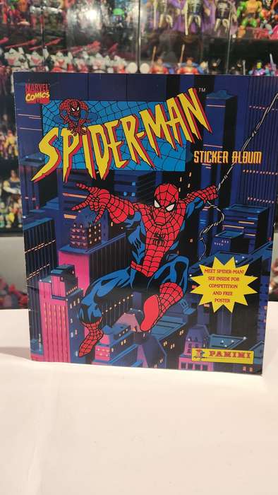 1995 Complete Spiderman Panini Sticker Album Vintage Figure