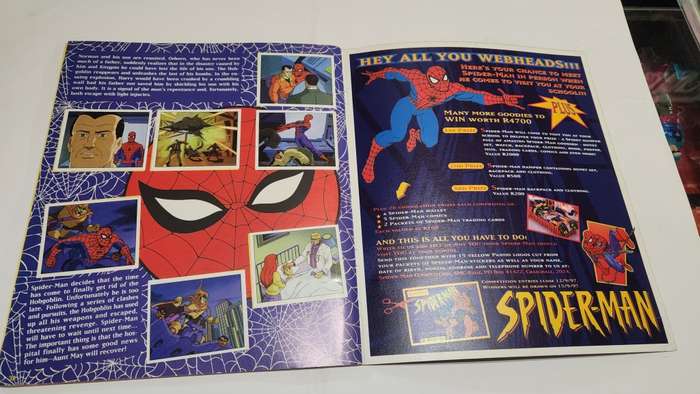 1995 Complete Spiderman Panini Sticker Album Vintage Figure