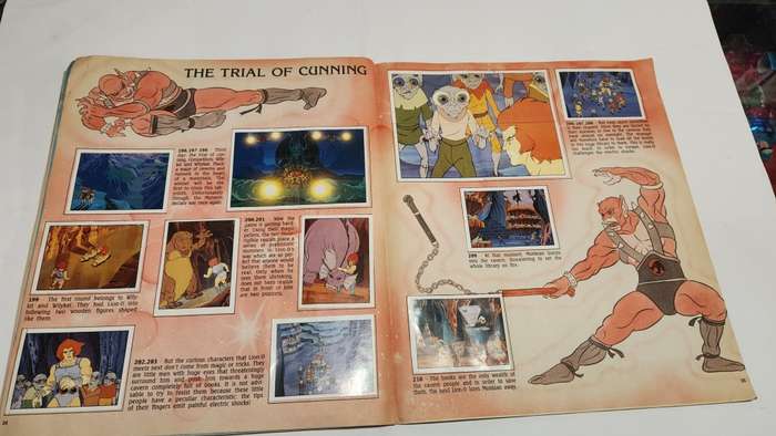 1986 Thundercats Panini Sticker Album 248/264 STICKERS PRESENT Vintage Figure