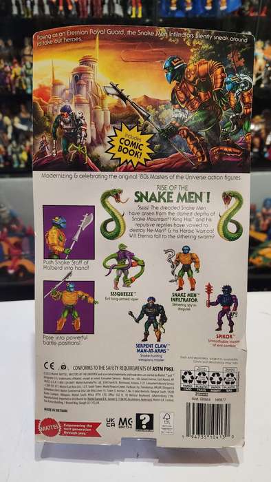 Masters Of The Universe (Motu) Origins Snake Men Infiltrator Figure Moc