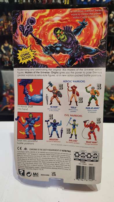 Masters Of The Universe (Motu) Origins Skeletor Figure Moc