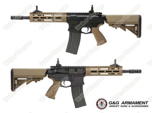 G&G CM16 Raider 2.0 Combat Machine Airsoft Rifle With MLOK System - Tan