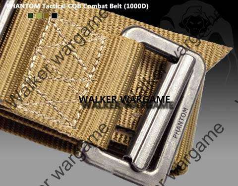 1000D Nylon Tactical Heavy Duty Belt With CQB/Emergency Rescue Rigger - SWAT Black