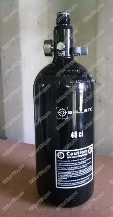 Ballistic 48ci 3000psi HPA Bottles Air Tank - Use For Paintball And PolarStar System
