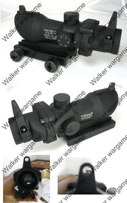 ACOG Type 1x30 Red/Green Dot Sight Scope - Black