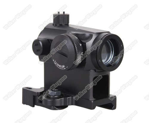 Emerson T1 Micro Reflex Red and Green Dot Sight with QD Riser - Black