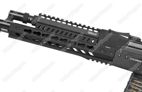 G&G Tactical RK74 T KeyMod AK Carbine AEG Airsoft Gun Build In ETU MOSFET - Black