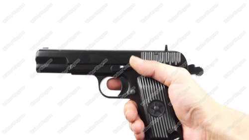 WE Full Metal Russian Tokarev T33 TT-33 GBB Gas Blow Back Airsoft Pistol - Black