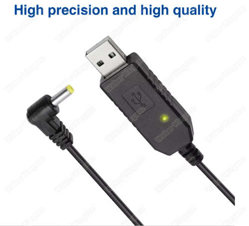 Baofeng Radio USB Charger Cable For UV-5R 3800mAh Long Battery