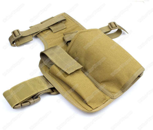 ROCO Drop Leg Mp7 Holster With Extra Mag Pouch